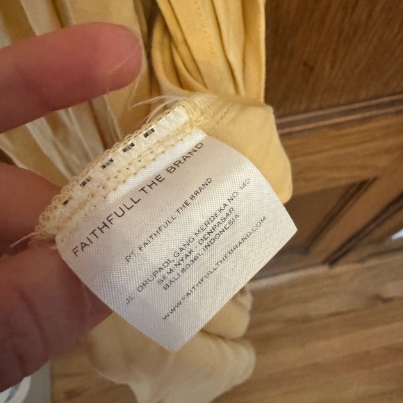 Faithfull the Brand Mustard Yellow Dress - Picture 6 of 7